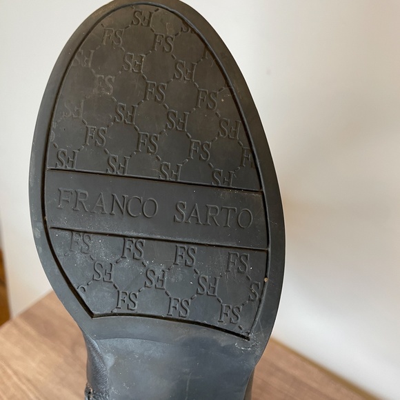 Franco Sarto L Chipper Riding Boots tan and black - Picture 8 of 13